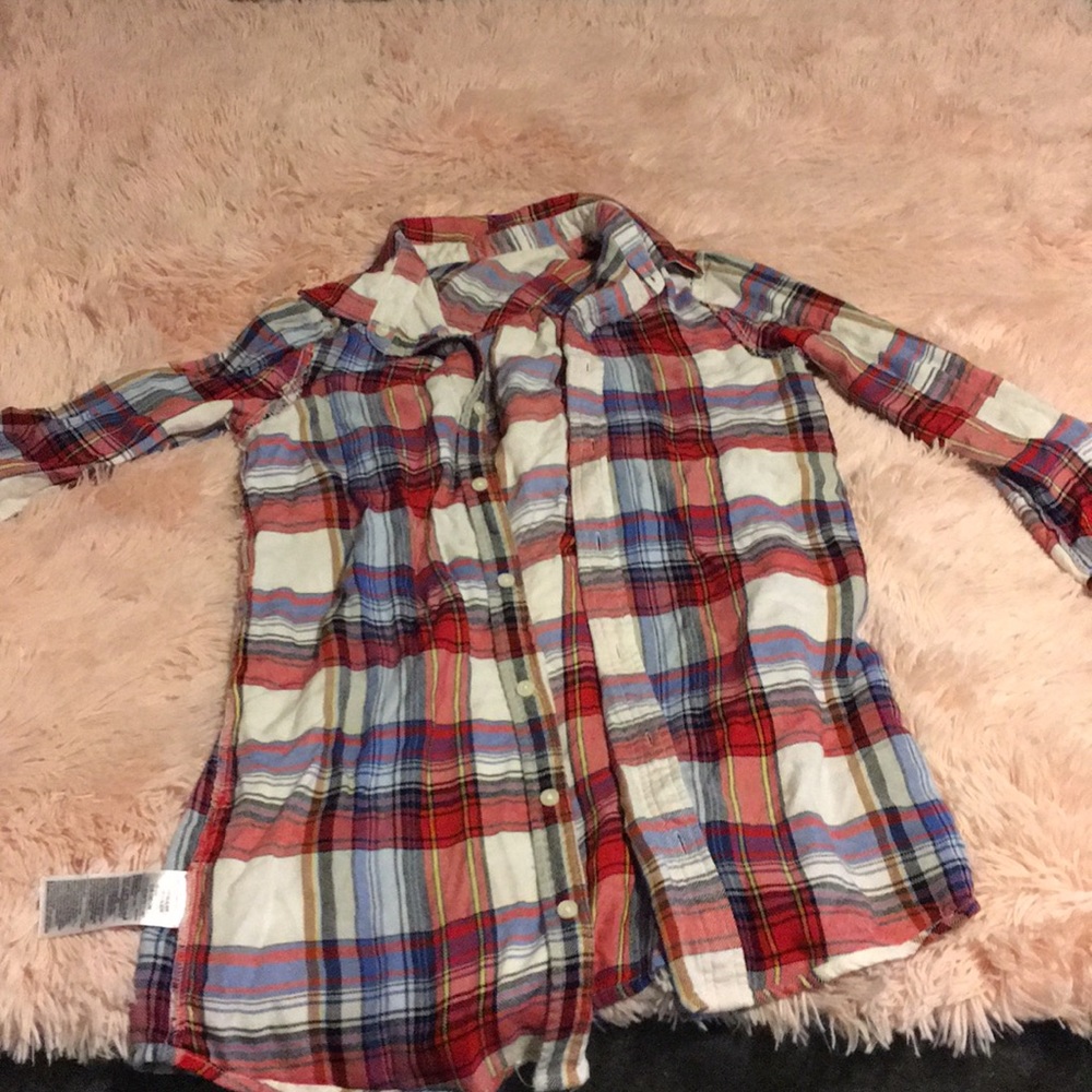 Button down plaid dress